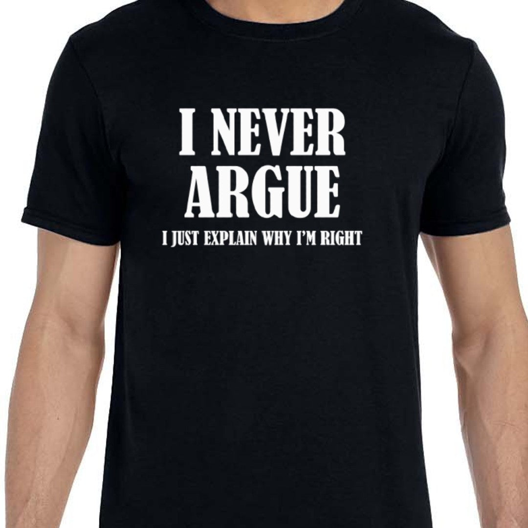 I Never Argue